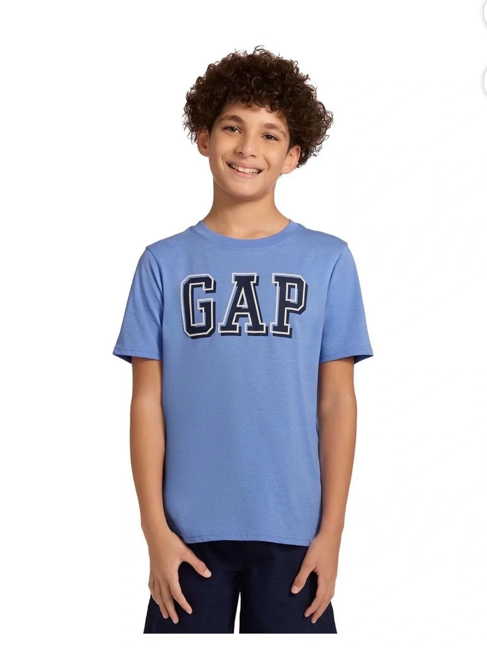 GAP Blue Logo Short Sleeve Tee
